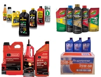 Diferentes marcas y tipos de aceites lubricantes para motor disponibles en Grupo TESA.