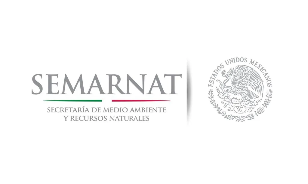 Logotipo de SEMARNAT, Secretaría de Medio Ambiente y Recursos Naturales de México.